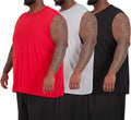 Men's Dry-Fit Muscle Tank 3 & 5 Pack - Cool, Lightweight Activewear