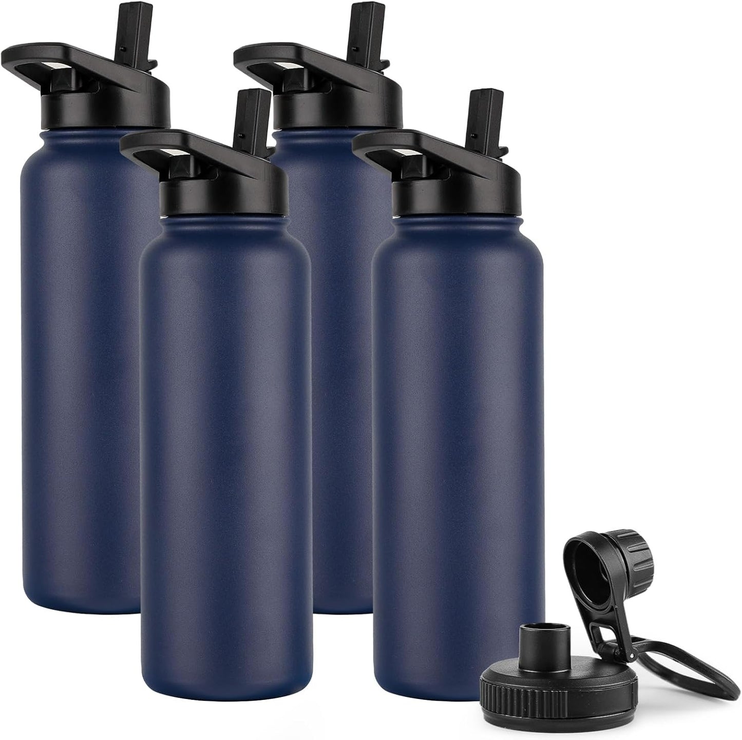 40 oz Insulated Water Bottle Bulk - Durable Stainless Steel Set
