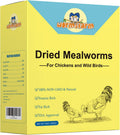 10lb Dried Mealworms for Wild Birds and Chickens - High Protein Snack