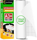 Upgraded DTF Paper Roll 13 in x 328 ft - Paper-Based A3+ DTF Transfer