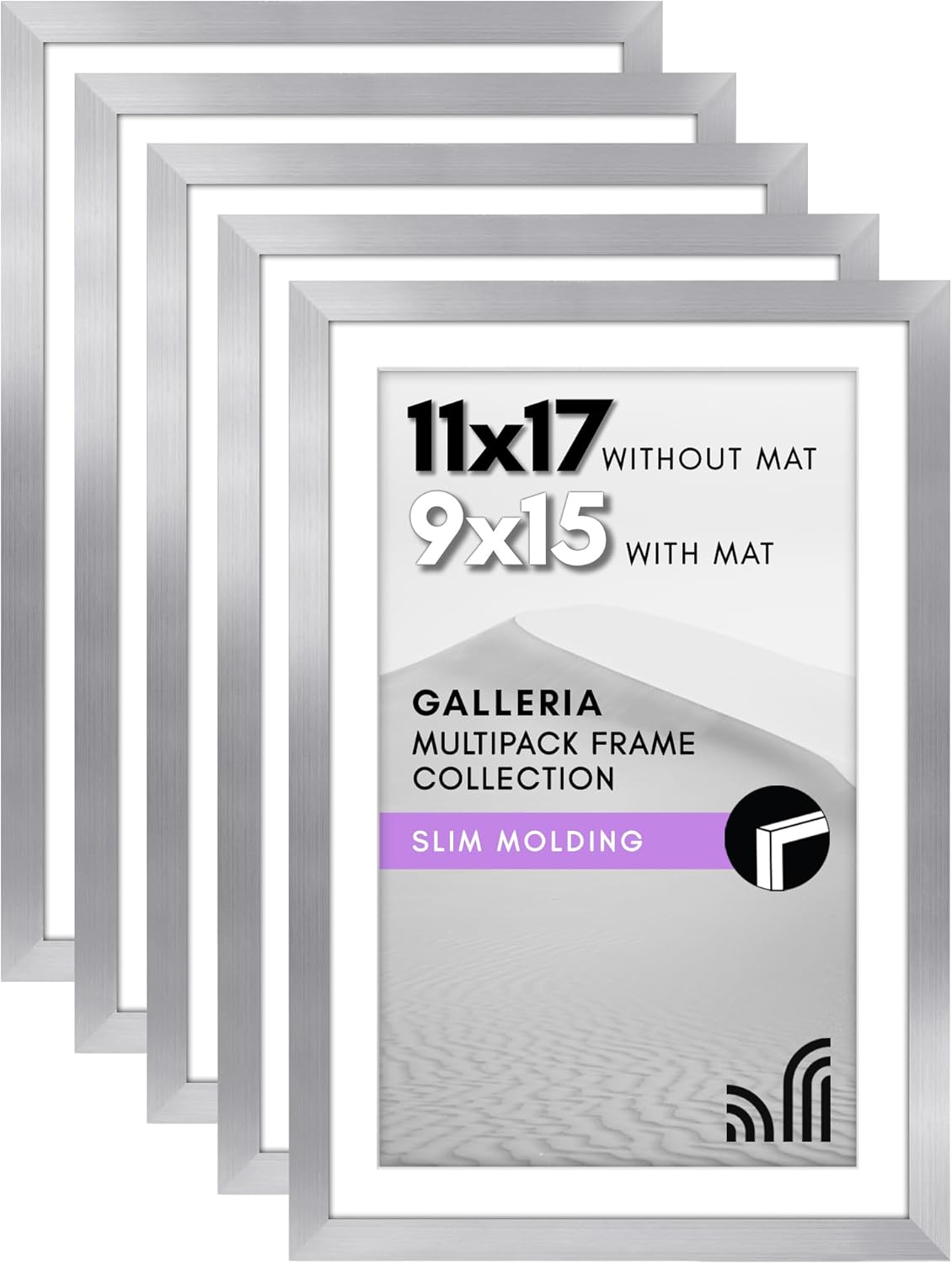 11x17 Picture Frame Set of 5 for Stylish Wall Display