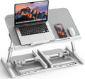 Adjustable Laptop Stand for Bed - Portable Foldable Tray for Work