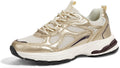 Women's Platform Chunky Fashion Sneakers - Breathable Mesh Trainer