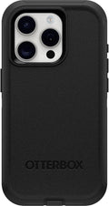 iPhone 15 Pro Defender Series Case Black - Rugged Screenless Fit
