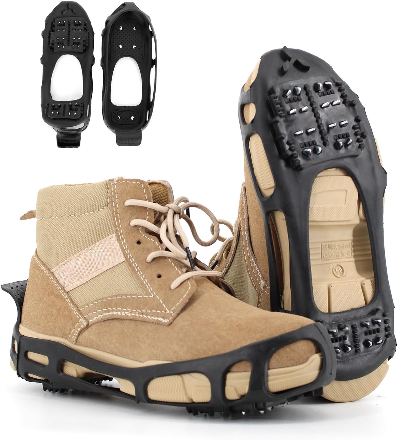 UNITACKLE 28 Teeth Snow Spikes: Anti-Slip Ice Cleats