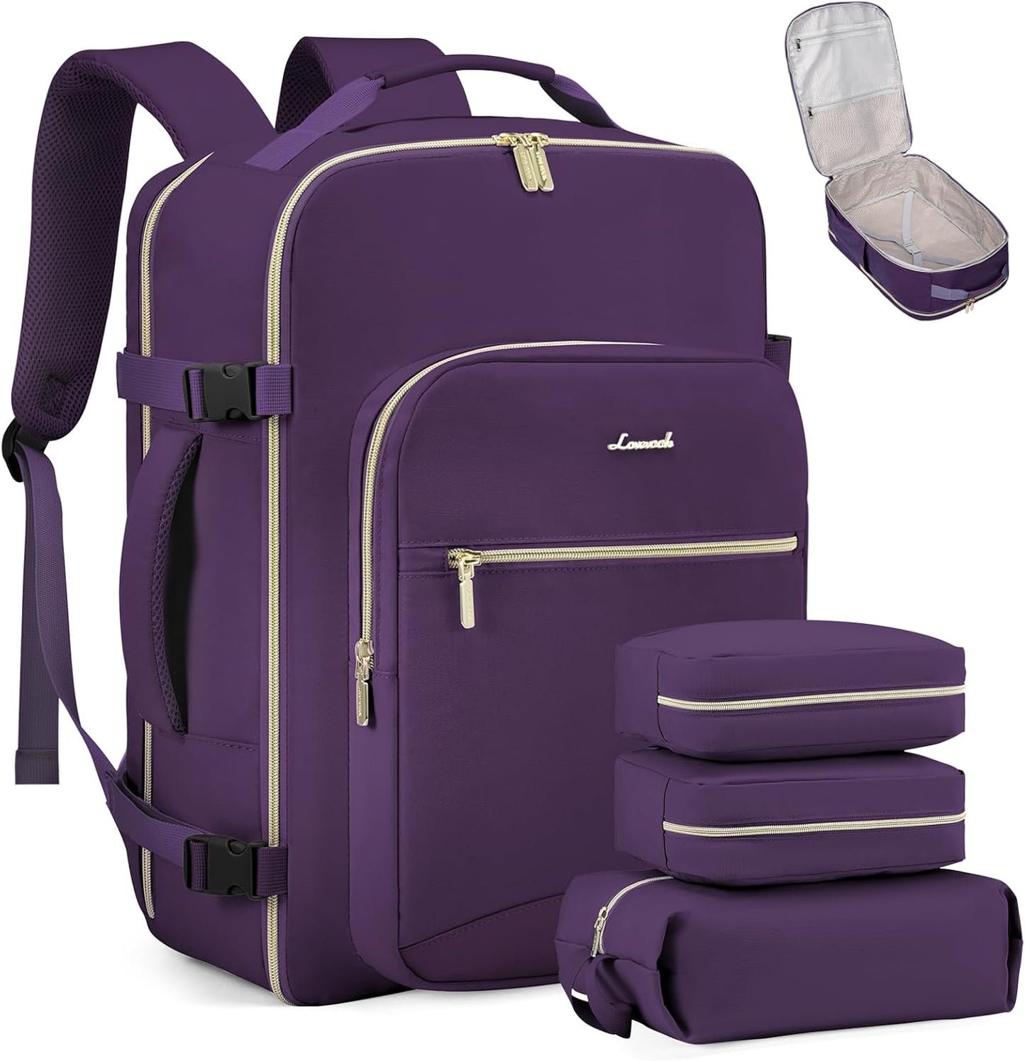 LOVEVOOK 40L Waterproof Travel Backpack for Business and Leisure