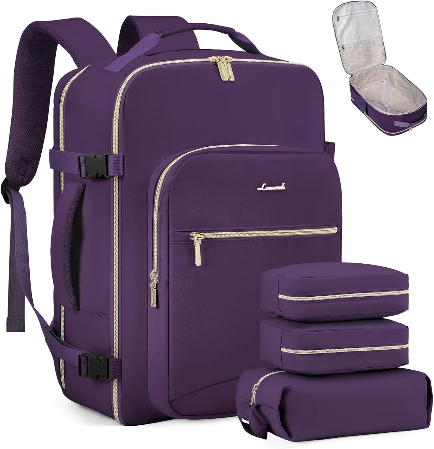 LOVEVOOK 40L Waterproof Travel Backpack for Business and Leisure