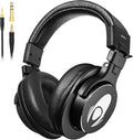 Wired Over Ear Headphones Studio Monitor - Accurate 50mm Sound