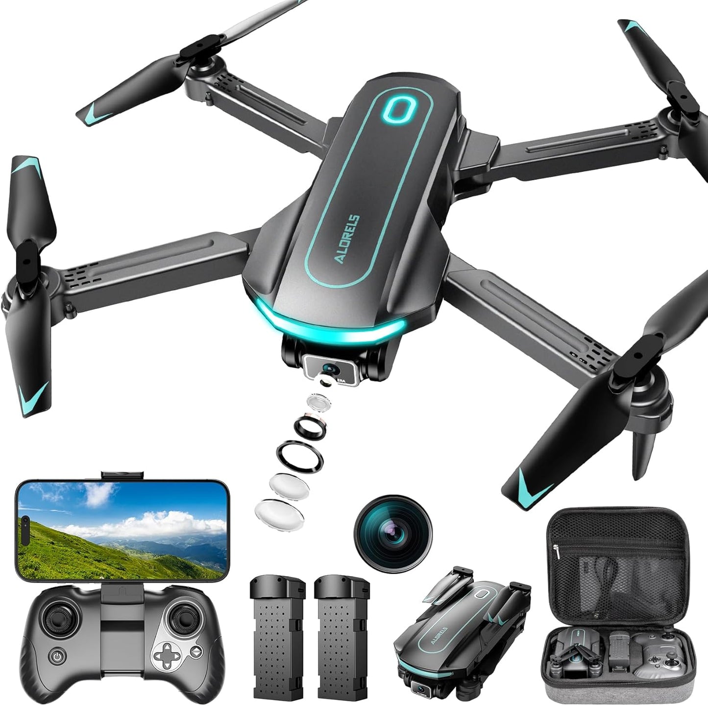 Drone with Camera for Adults and Beginners - 1080P HD FPV