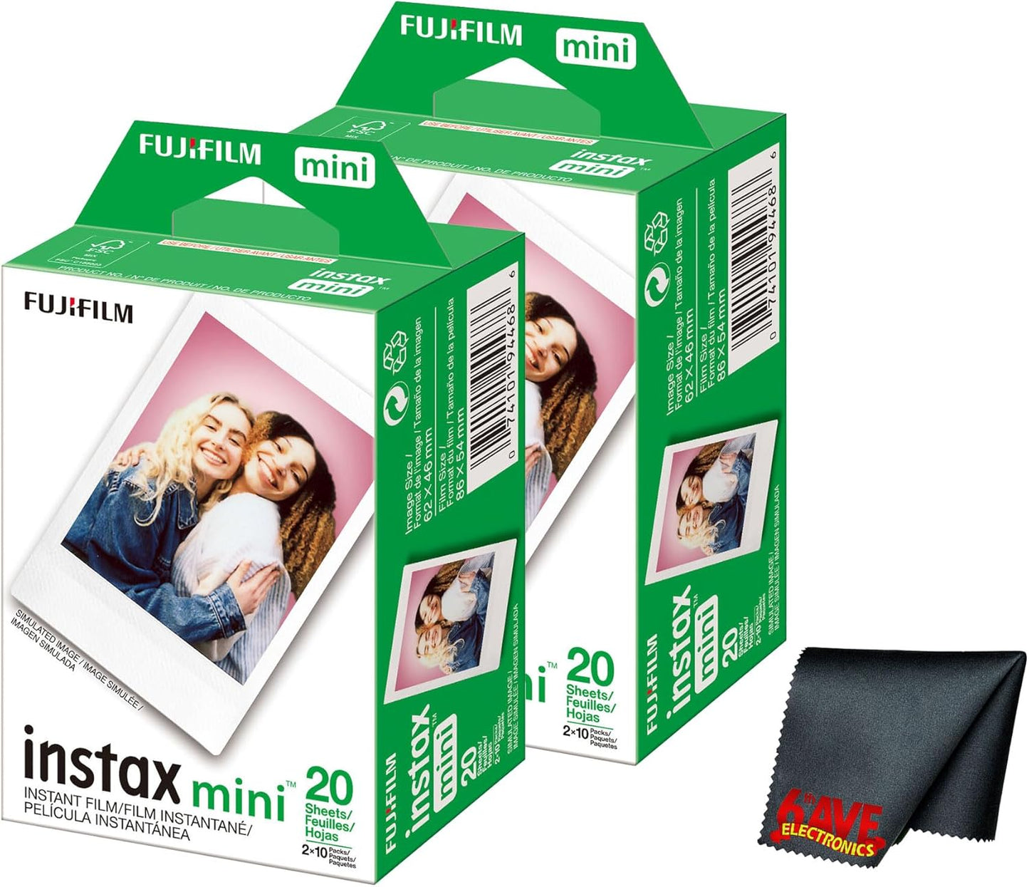 Fujifilm Instax Mini Instant Camera Film Bundle for Memories