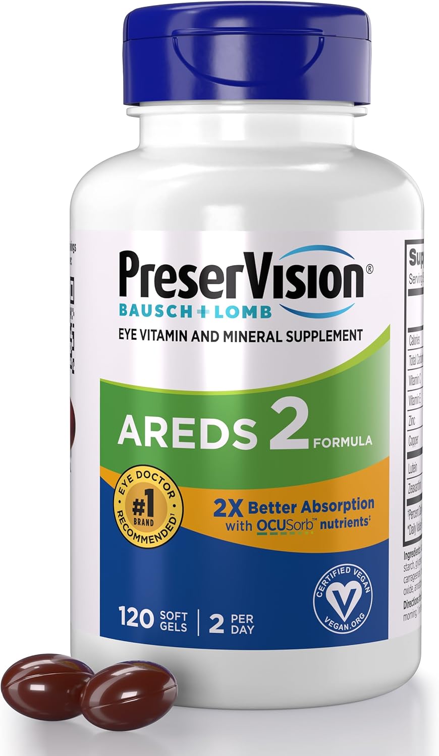 PreserVision AREDS 2 Eye Vitamin Supplement for Eye Health