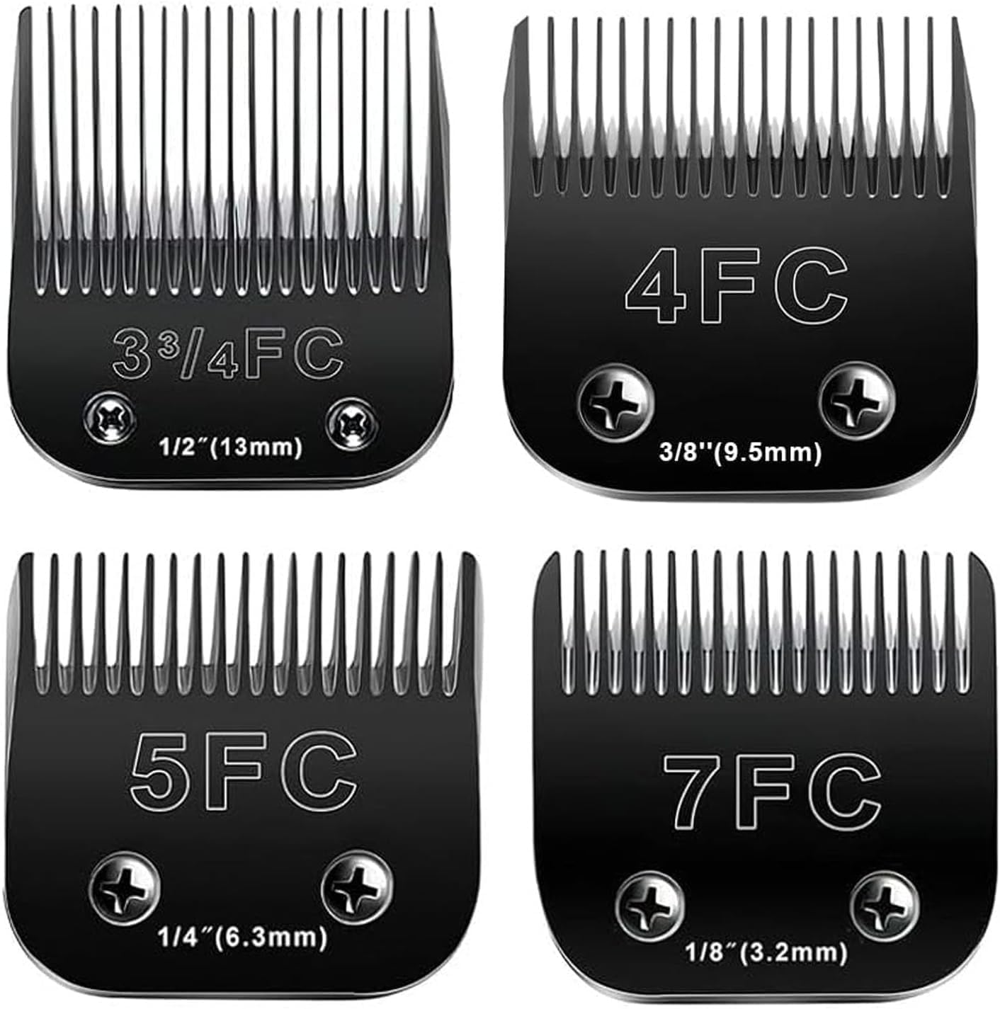 4PCS Dog Grooming Replacement Blades for Andis Oster Wahl Clippers