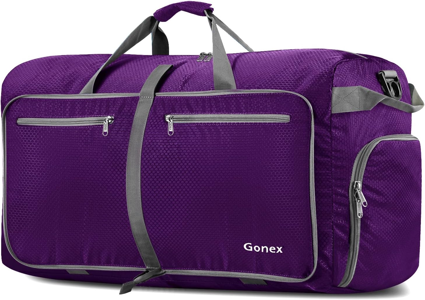 Gonex Large Foldable Travel Duffle Bag with Shoe Compartment