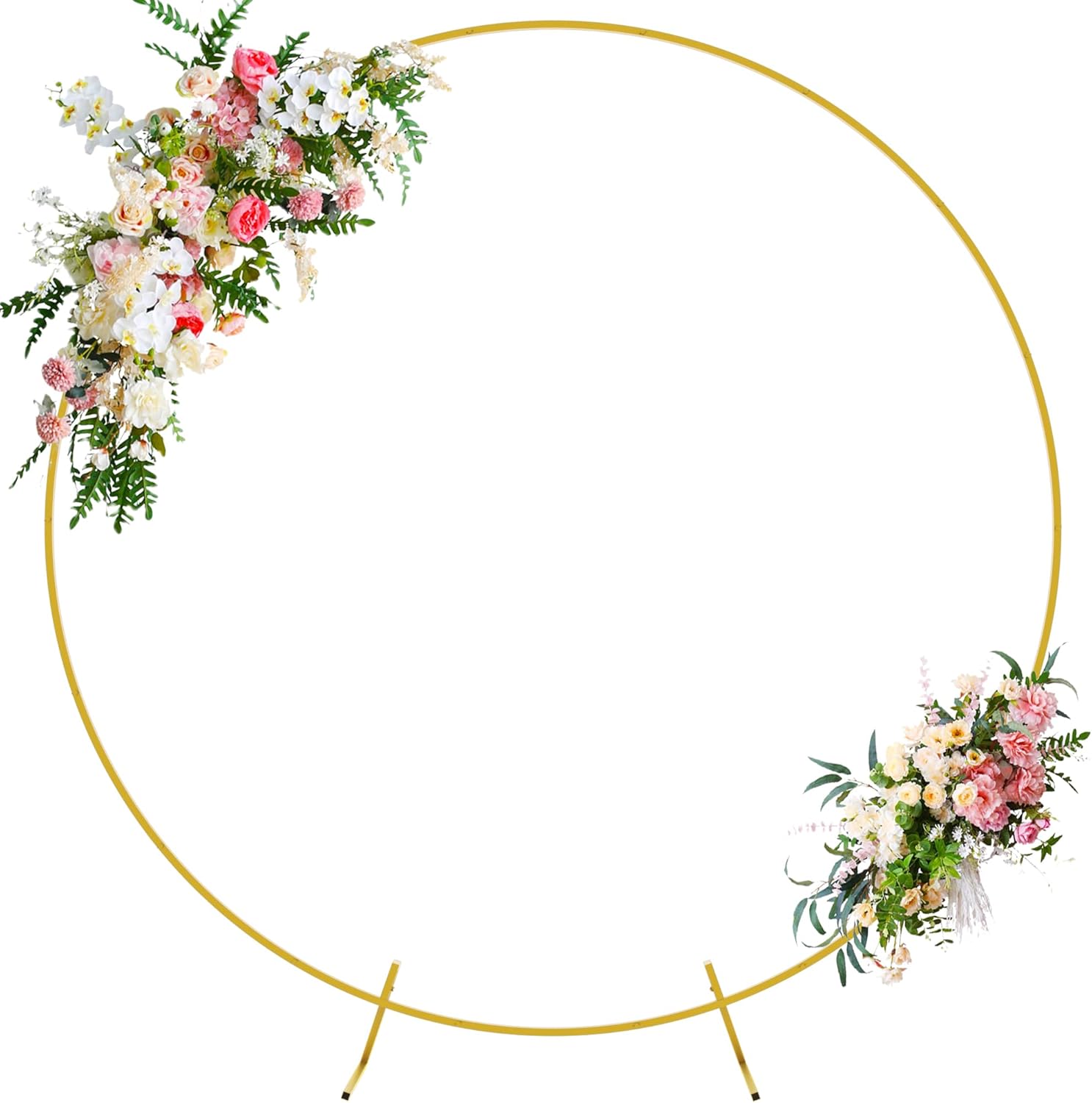 Wokceer Round Backdrop Stand for Stunning Event Decorations