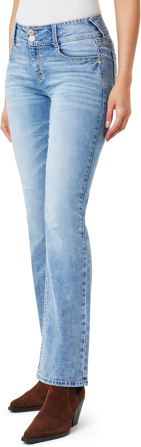 Luscious Curvy Bootcut Jeans for Women - Size Inclusive Denim