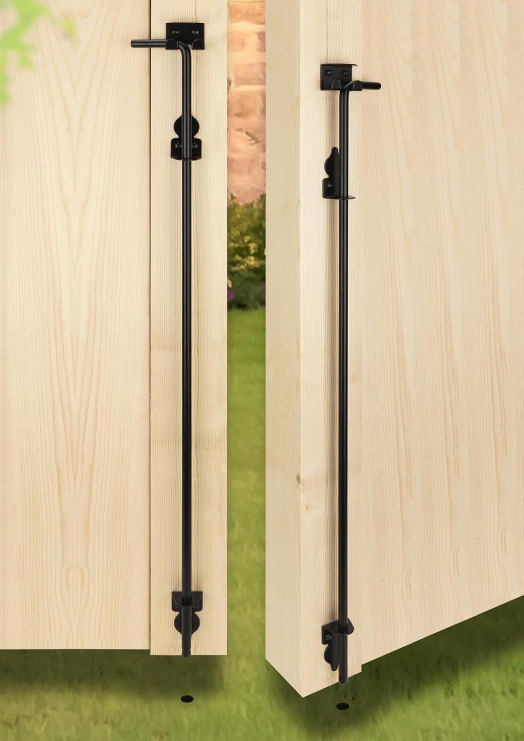 36 in Heavy Duty Cane Bolt Gate Drop Rod for Secure Fencing
