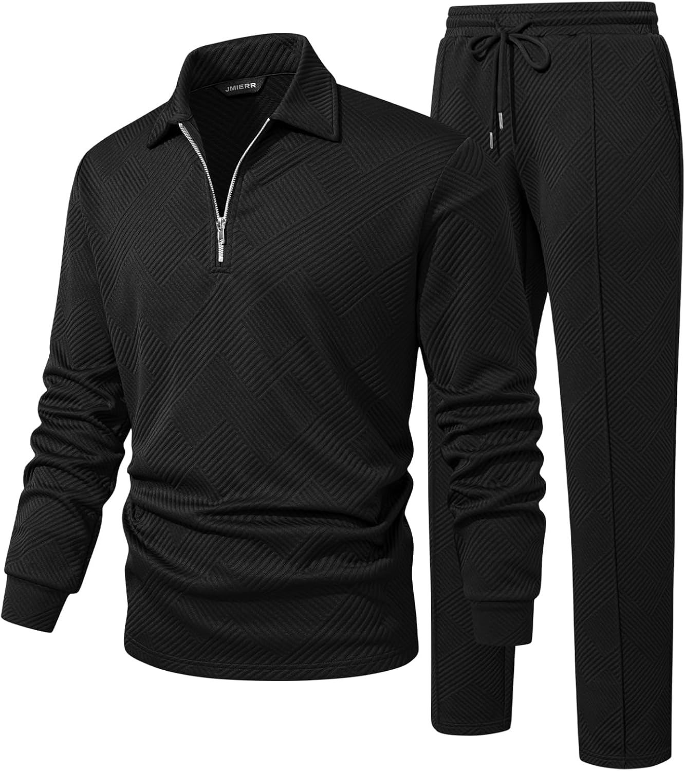 JMIERR Men's 2 Piece Outfits Tracksuit for All Seasons