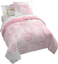 Hello Kitty Queen Comforter Set - Soft Pink 7-Piece Bedding