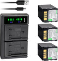 Kastar 3-Pack Battery + LTD2 Dual USB Charger - Long Run Power
