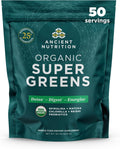 Ancient Nutrition Super Greens Powder - Organic Superfood Blend