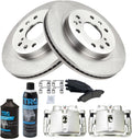 TRQ Front Brake Pad & Rotor Kit for 2005-2006 GMC Sierra 1500