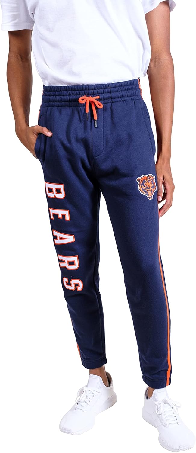 Ultra Game Men's NFL Official Active Super Soft Fleece Joggers