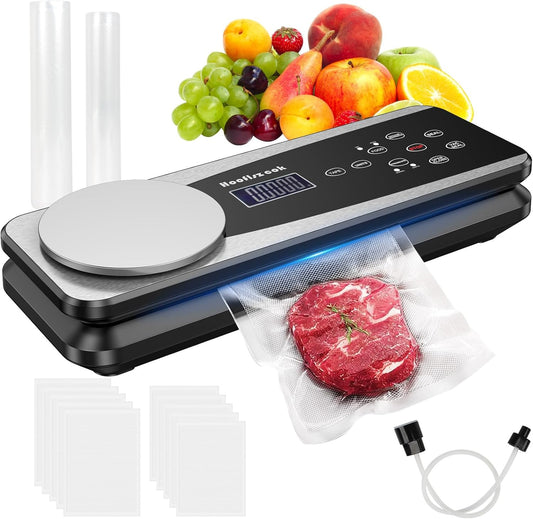 10-in-1 Vacuum Sealer & Food Scale Combo - Preserve Freshness!