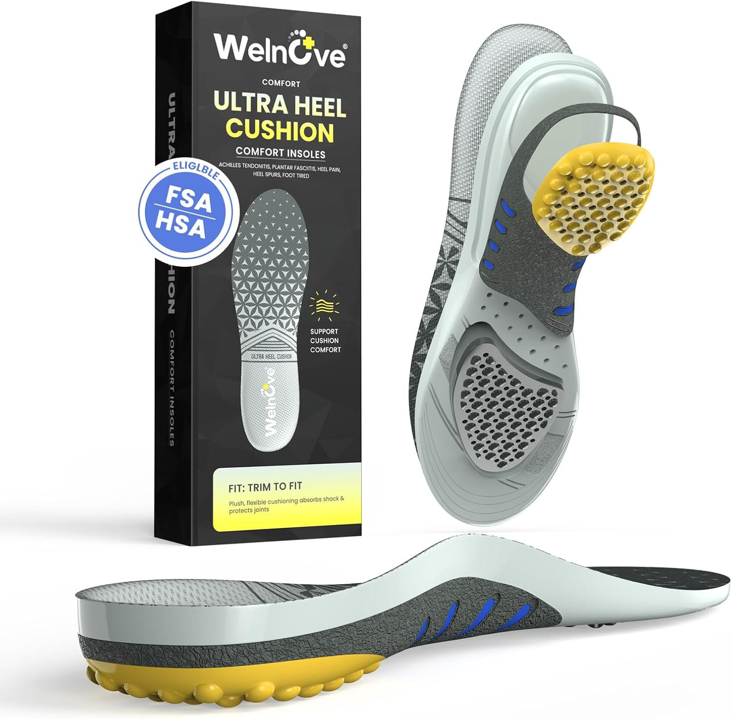Achilles Tendonitis Relief Insoles for All-Day Comfort and Support