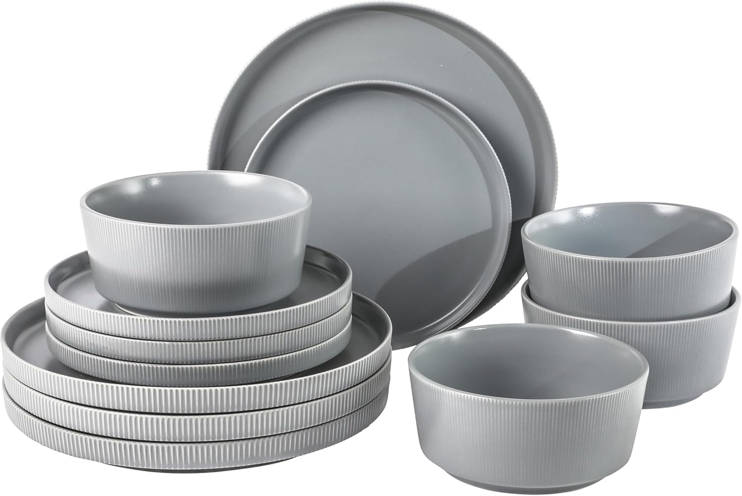 Gibson Home Dempsey Road 12-Piece Dinnerware Set for 4