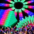 102 PCS Led Foam Sticks, Bulk Glow Sticks with 3 Colors Flashing