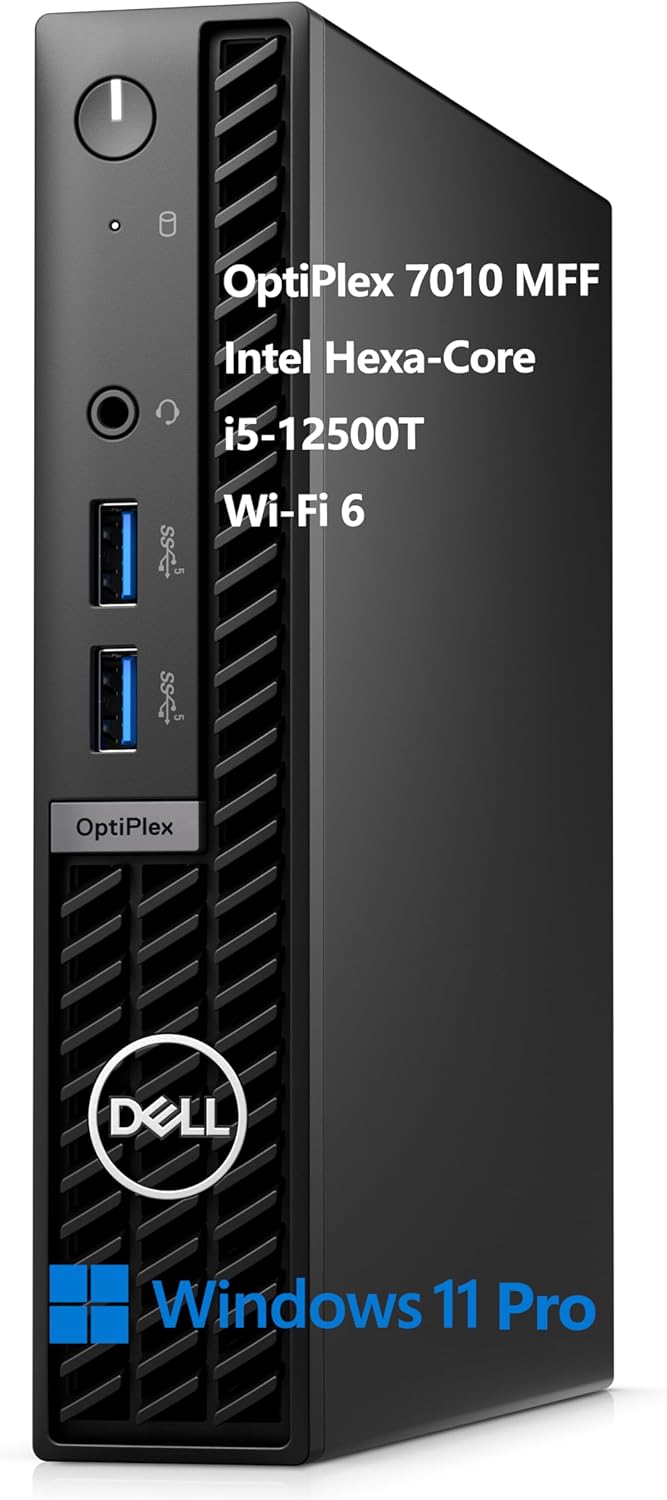 Dell OptiPlex 7010 MFF Business Desktop with Intel i5-12500T