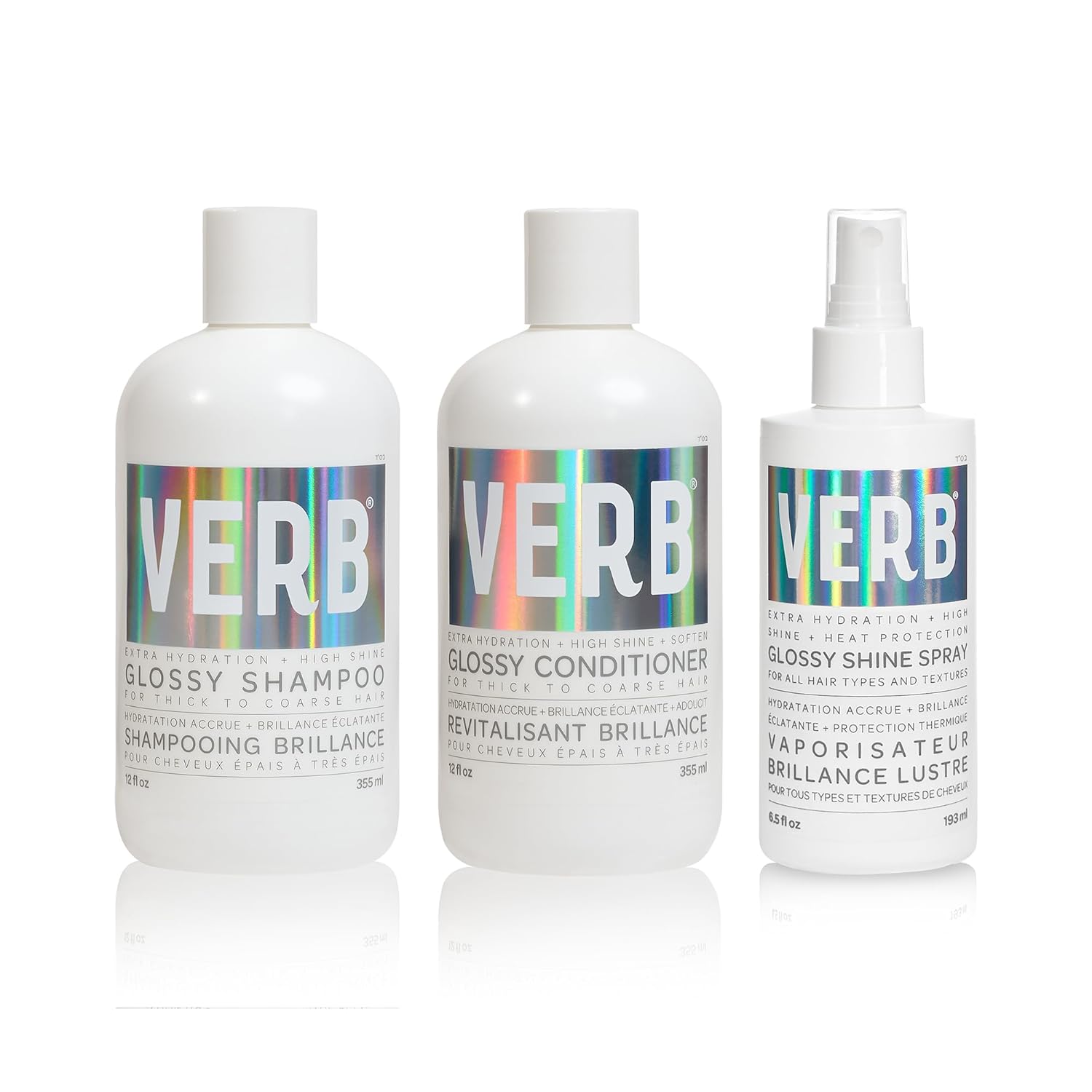 VERB Glossy Shampoo for Thick to Coarse Hair - Vegan Formula