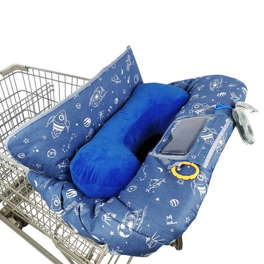 Shopping Cart Cover for Baby with Cozy High Chair Protection