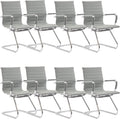 Office Desk Chair Set of 8 with Ergonomic Support and Style
