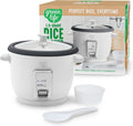 GreenLife Electric Rice Cooker for Perfect Rice Every Time