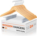 High-Grade Wooden Suit Hangers for Clothes Organization and Style