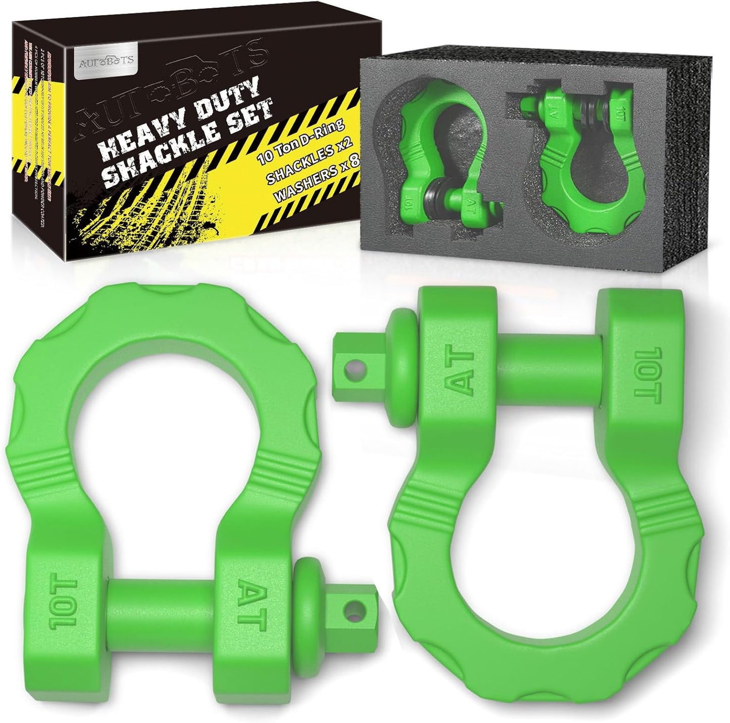AUTOBOTS Mega D Ring Shackles for Heavy Duty Recovery Tasks