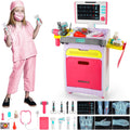 LOYO Doctor Kit for Toddlers 3-5 - Real Sound & Medical Trolley