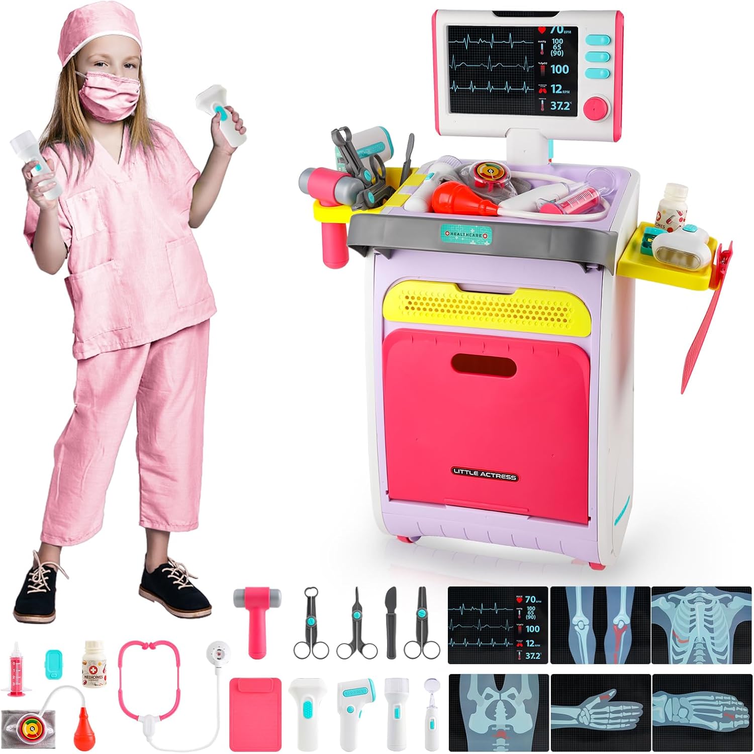 LOYO Doctor Kit for Toddlers - Fun Medical Play Set for Kids