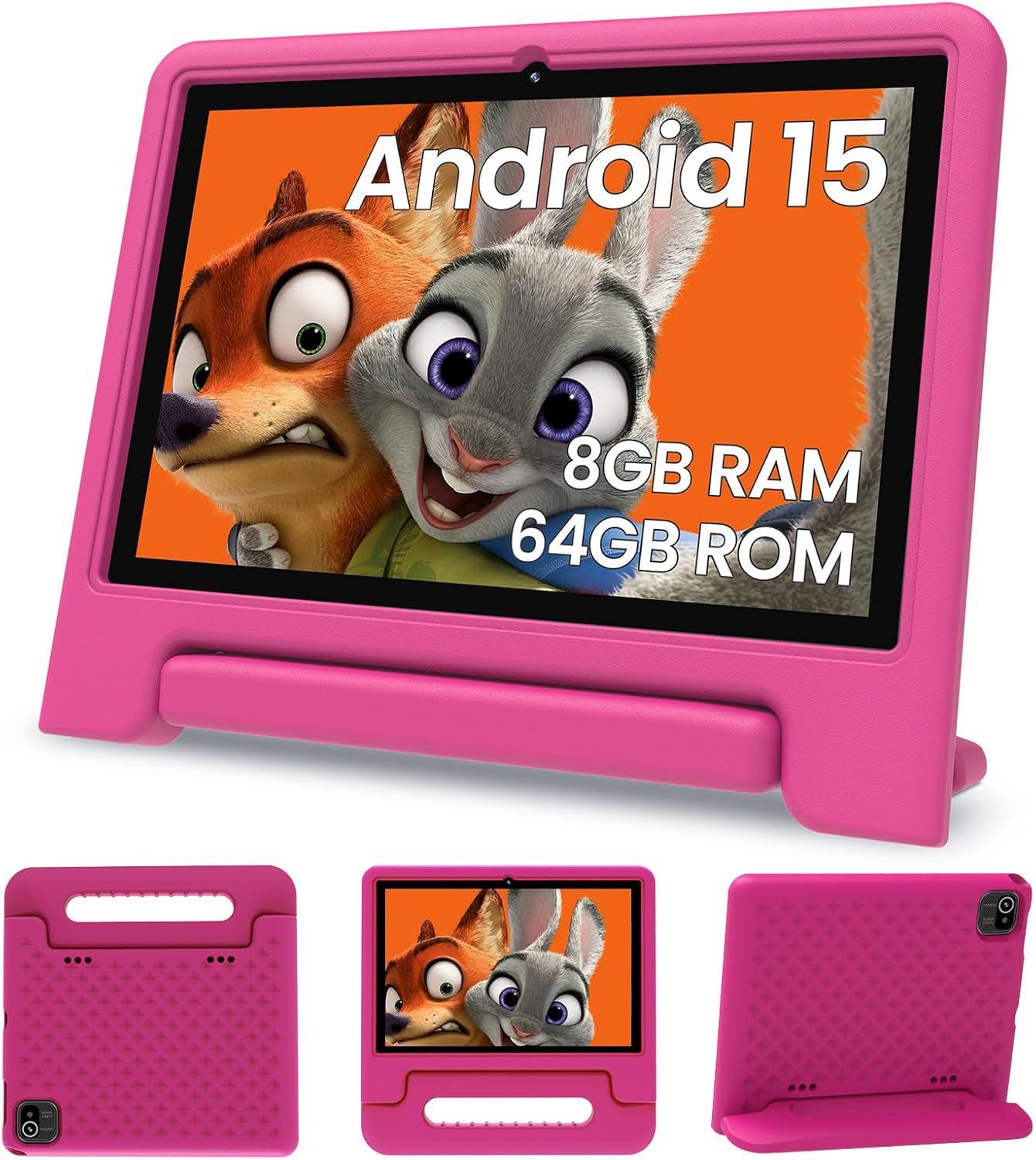 2025 Android 15 Kids Tablet with 10 Inch HD Display and More