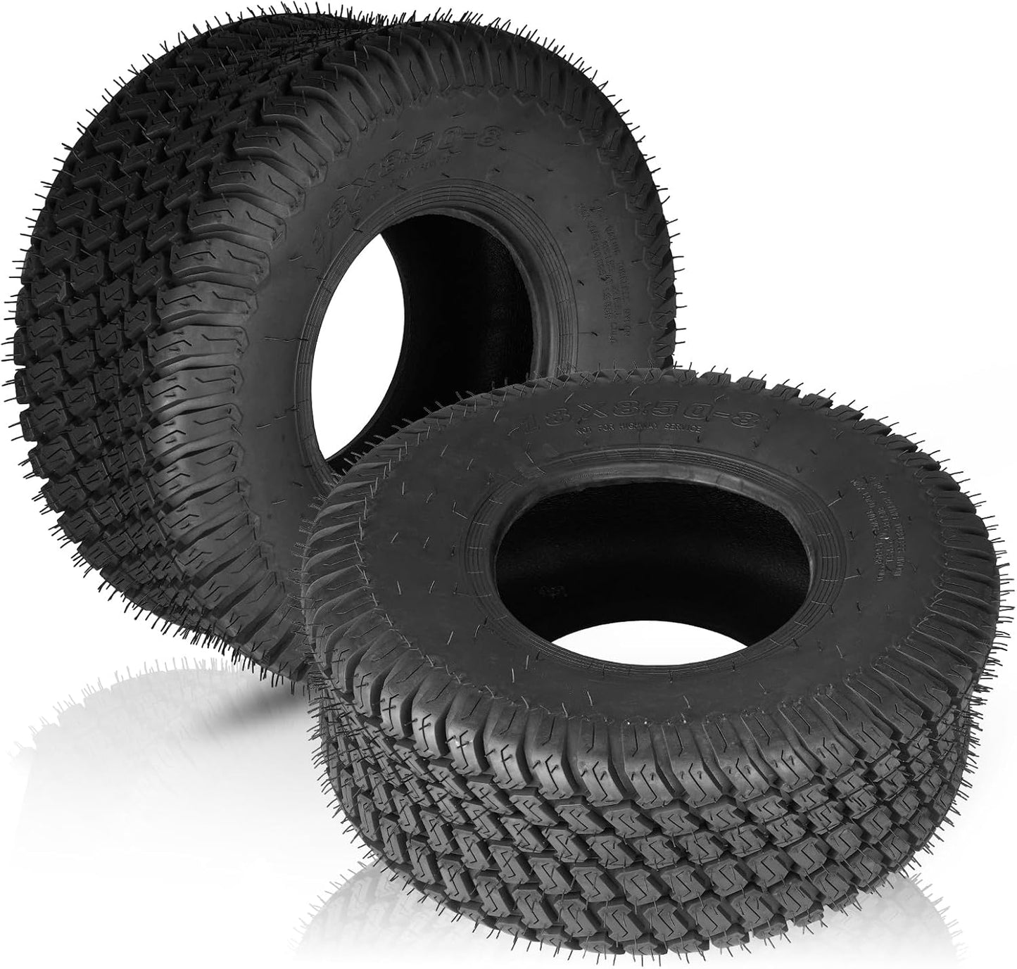18X8.50-8 Lawn Mower Tires for Riding Mowers and Garden Tractors
