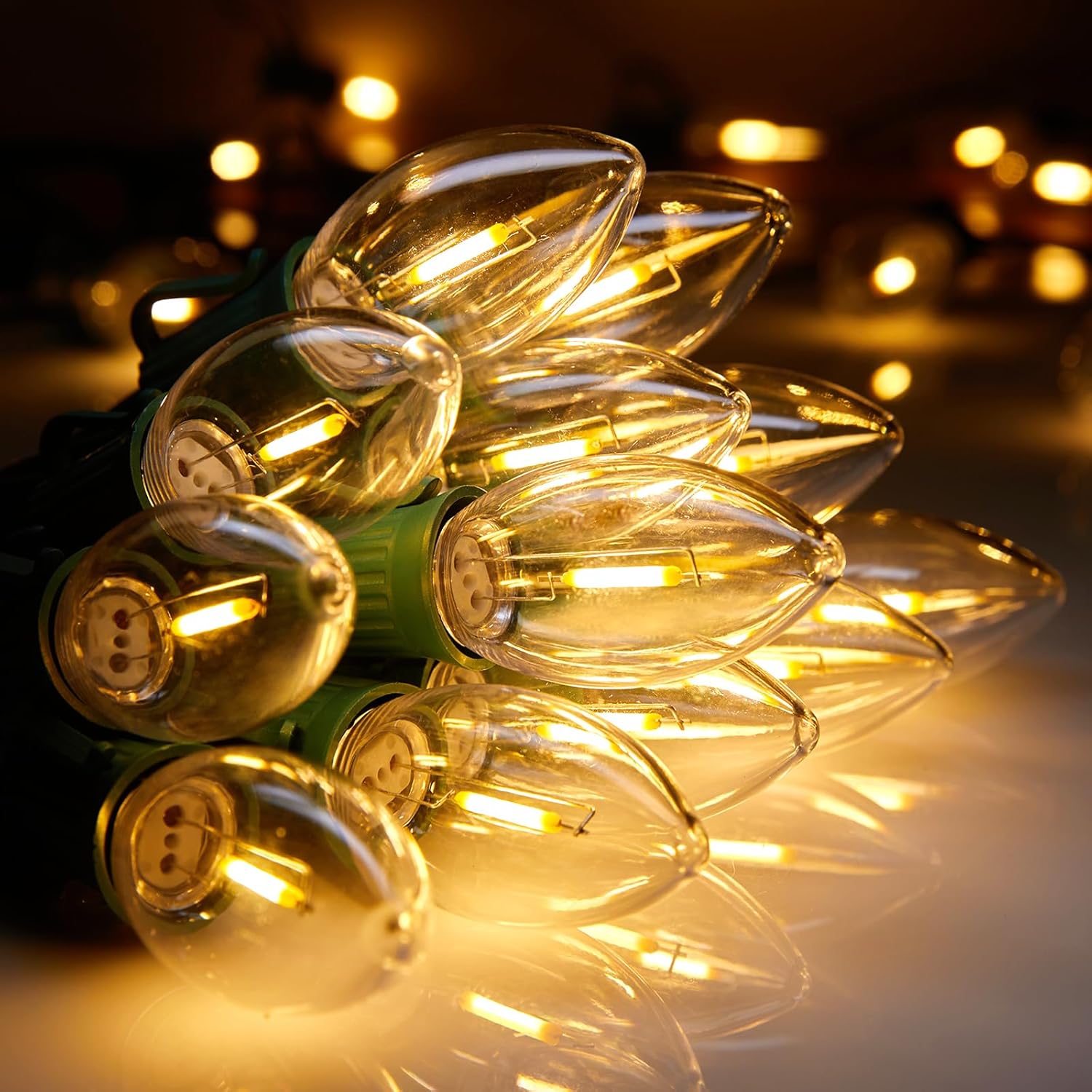 Vintage C9 Christmas Lights Outdoor for Festive Decor