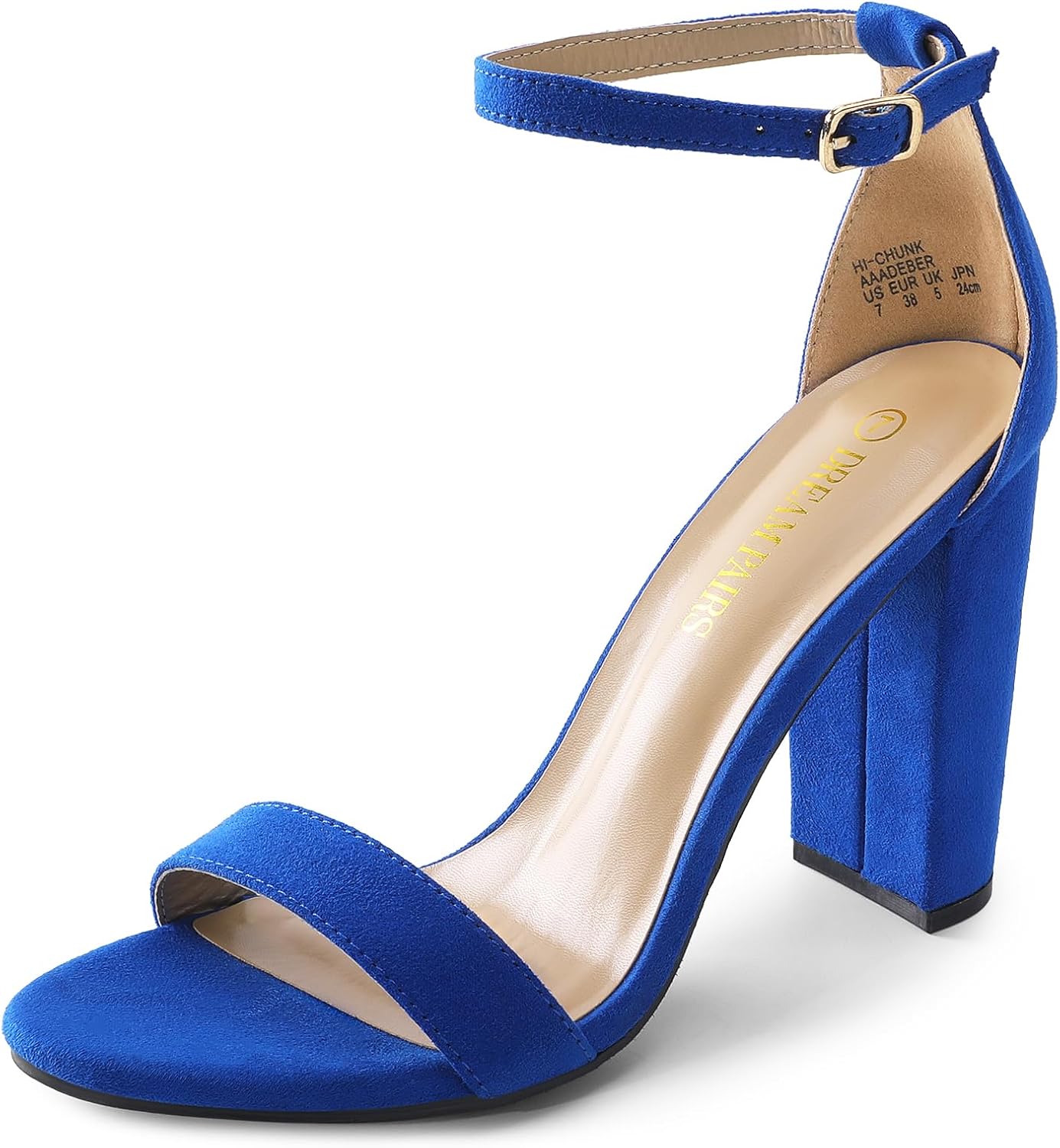 DREAM PAIRS Women's Hi-Chunk High Heel Pump Sandals Review