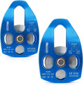 NewDoar 30 kN Large Rescue Pulley Single/Double Sheave - Durable