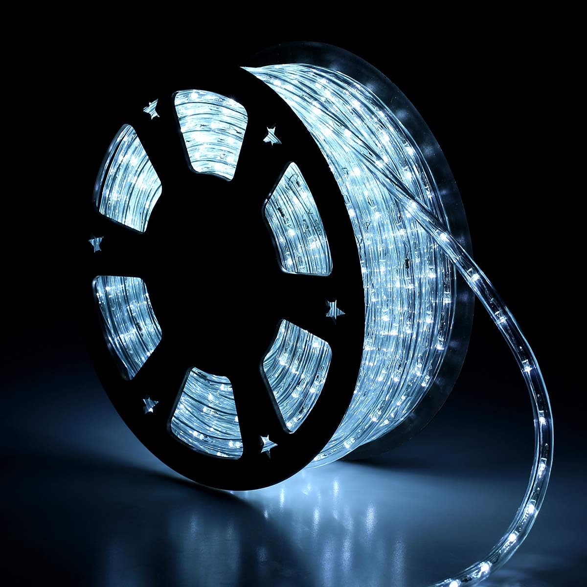 LED Rope Lights 100ft Waterproof for Outdoor Christmas Decor