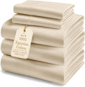 Lane Linen 100% Egyptian Cotton Split King Bed Sheets - Soft Sateen