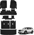 3W Floor Mats Cargo Liner Back Seat Cover for Nissan Pathfinder
