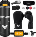 Elite Sports Adults Punching Bag Set 4ft Boxing Bag with Gloves