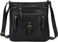 KL928 Crossbody Bags for Women - Multi Pocket PU Leather Shoulder Bag