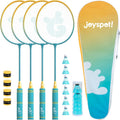 Badminton Rackets Set of 4 for Outdoor Backyard Games - Complete Set